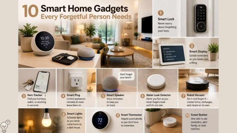 10 smart home gadgets every forgetful person needs