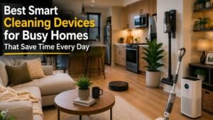 best smart cleaning devices for busy homes that save time every day
