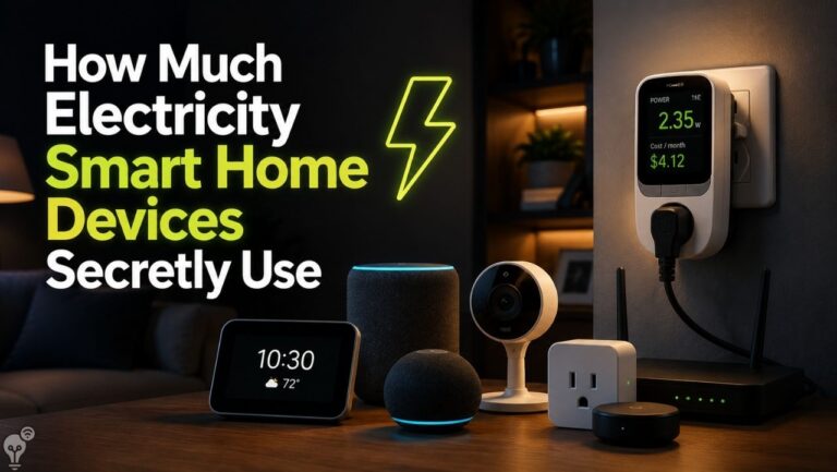 How Much Electricity Smart Home Devices Secretly Use